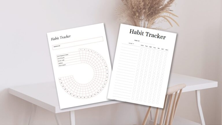 Free Habit Tracker PDF | 45+ Habit Ideas to Build Better Habits